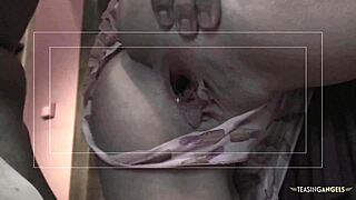 blonde milf chases best orgasms through anal dp in steamy group play