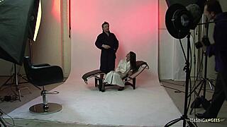 busty blondes and brunette milfs flirt into anal dp foursome