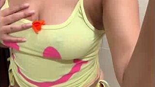 hubby watched his fat arab wife get bent over and fucked hard by friend in toilet