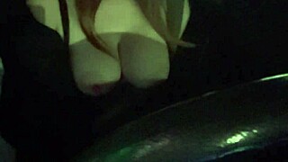 Italian Milf Artemisia Love Flashes Big Tits Driving