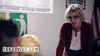 Big Tits Teacher Gangbanged Hard in Classroom Chaos