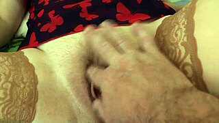 pov milf frina fingers clit wet pussy orgasm no panties stockings heels