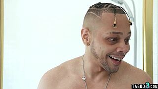 INKED MILF STEPMOM LILY LANE FUCKED BY STEPSON'S BIG BLACK COCK!