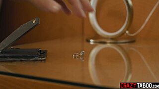 starving milf lesbian licks petite teen pussy in hot tribbing