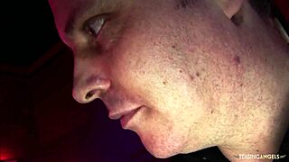 natural big tits bounce wildly in strip club threesome blowjob doggystyle action