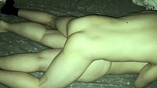 Juicy Cumshot Floods Stepmom's Sexy Back In Rough Fuck