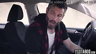 Stranded Petite Blonde Milf Repays Stranger with Outdoor Big Cock Pussy Fuck