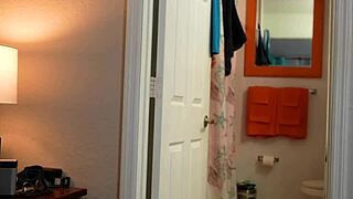 Stepmom's bikini sparks horny cum help on vacation