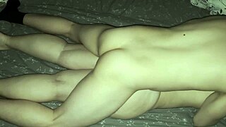 Juicy Cumshot Floods Stepmom's Sexy Back In Rough Fuck