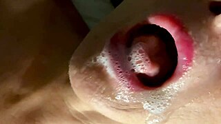 Stepmom's Cum Fountains Erupt in Family Taboo Collection of Swallows and Squirts