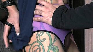 bondage milf whipped hard while choking on deepthroat toy