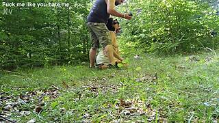 Park stroll turns my humiliated pig whore into total ass worship slut