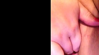 This girl fingers her dripping wet pink pussy so nicely close up