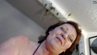 Seductive Redhead Dawnskye1962 Strips Underwear Black Dress Dirty Talk Kisses