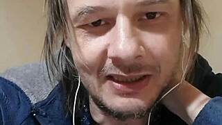 Davide's intense italian european mature cock sucking session