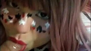 can this fat goth milf handle that huge dildo?