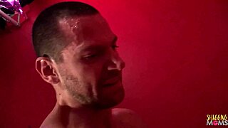 Blonde and brunette milfs crave big cock threesome pounding