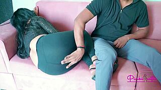 WOW! Big Ass Desi Boss FUCKS Servant's COCK!