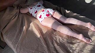 big-ass stepmom deepthroats stepsons cock then anal moans