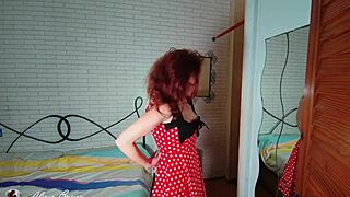 Spanish redhead milf couple breakup sex doggystyle creampie over toilet paper fight?