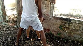 modern stepmom fucked in jungle by stranger uncle public outdoor orgasm