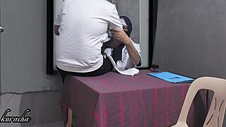 lady doctor squirts on lucky patient's cock in hospital roleplay.