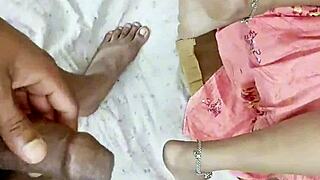 shy colombian milf ends up giving her fat ass