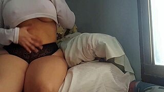 curvy latina milf shakes huge natural tits crazy