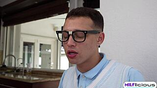 Trixi Brooks' Big Booty Milf Mission: Blowjob, Ride, and Rim Young Cock Taboo