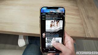 audrey madison blindfolded as stepson oliver faze pounds her big tits