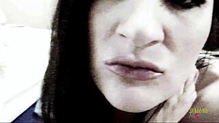 damn look at this busty brunette milf and her friend takin on two costumed studs doggystyle!