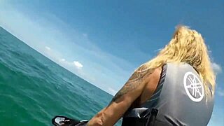 Blonde Milf's Bikini Barely Contains Her Massive Tits And Ass