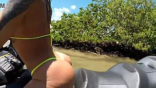 Blonde Milf's Bikini Barely Contains Her Massive Tits And Ass