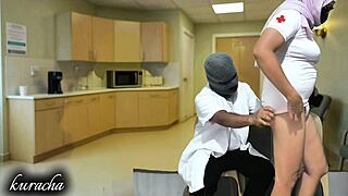 Doctor Nurse Break Turns Dirty Licking Pussy Talk Fun