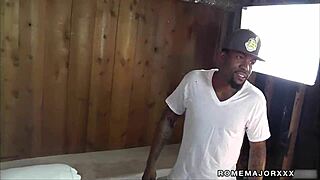 Rome Major Blasts Cumshot on Sydnee Capri's Plump Pussy After Rough Interracial Fuck