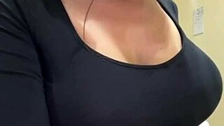 Slut Neighbor Flashes Nipples Teasingly