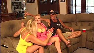 Honey Let's Fuck Our Hot Babysitter in Wild Orgy