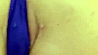 slutty tara ashley strokes cock in lingerie until explosive orgasm hits