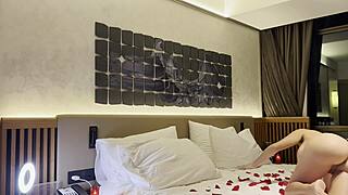 spanish milf melts into bareback tantric pussy massage