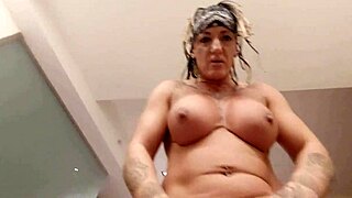 she's fucking and sucking hard in that hotel trailer now