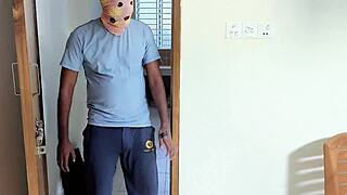 Desi Big Ass Aunty Fucks Hard with Cucumber in Kitchen Chudai Session