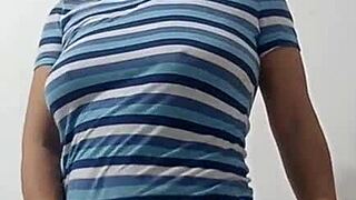 big tits milf flashes dirty hot stretch marks!