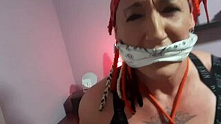 Muscular Milf Forcibly Tied Up Fights Brutal Assfucking Creampie Escape