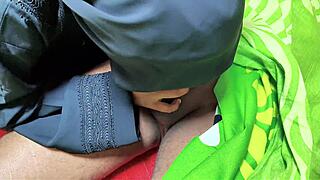 the horny stepmom sneaks into step-son's bedroom for secret fuck session