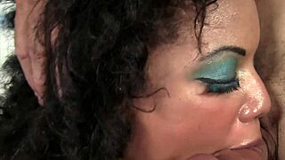 betty blac's huge tits match lover's head for perfect lingerie fuck