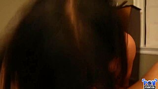 Delicious Long-Haired Milf Miles Drains Cock with Sensual Handjob Expertise