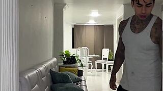 stepsis surprised in bed by bro's muscular cock pounding