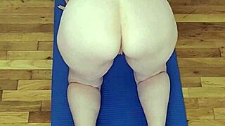 hot milf bends naked in yoga poses for your jerkoff session