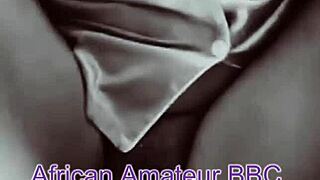 Sexy Ebony Amateur BBC Teases Curves