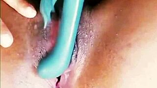 Squirtin' Ebony Milf Takes Massive BBC Deep